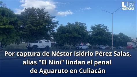 Trasladaron A N Stor Isidrio P Rez Salas El Nini Al Aeropuerto De