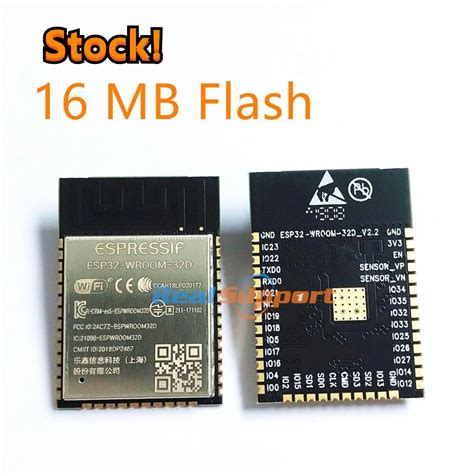 ESP32 WROOM 32D 16MB ESP32 WROOM 32D N16 Flash Memory Wi Fi BT BLE