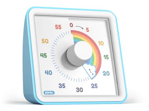 LIORQUE Minuteur Visuel Timer Enfant 60 Minutes Chronometre Enfant Et