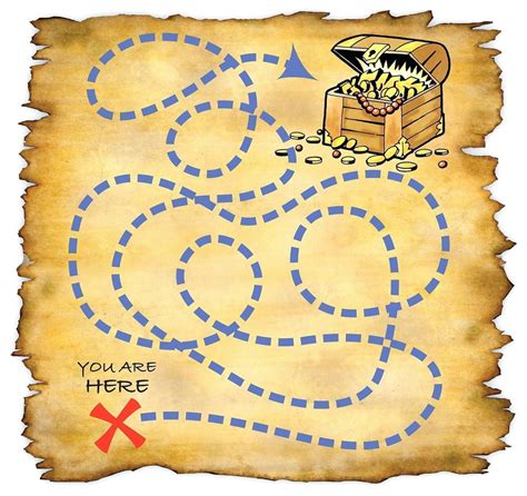 Free Printable Treasure Map 76 Images In Collection Page 2 Free