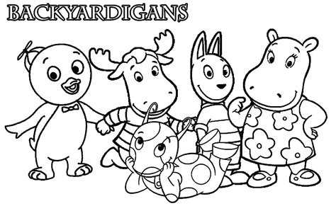 Backyardigans Colorir - Desenhos dos Backyardigans para colorir - Dicas Práticas