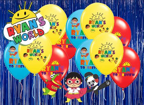 Ryans World Birthday theme favor party supplies decoration | Etsy