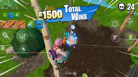 My 1500th Win On Fortnite Mobile High Kill Solo Squad Youtube