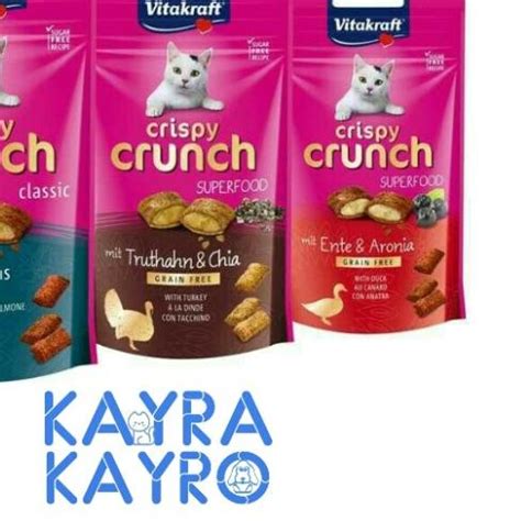 Jual Vitakraft Crispy Crunch Gr Snack Treat Camilan Kucing Duck