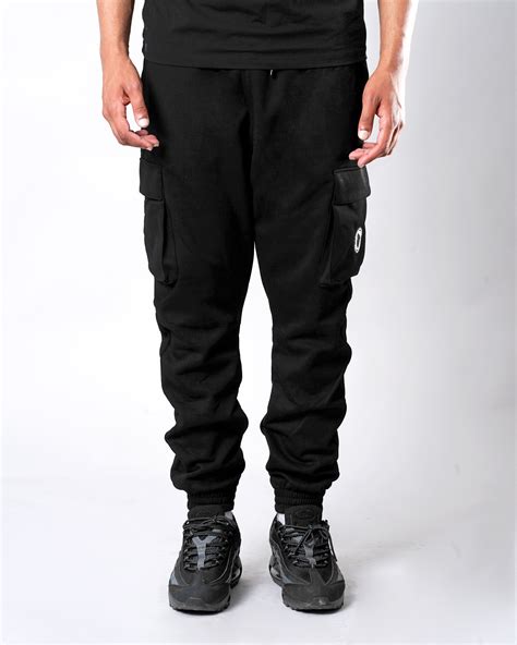 Pantalon Jogging Mexico Cargo Noir Comme Des Loups