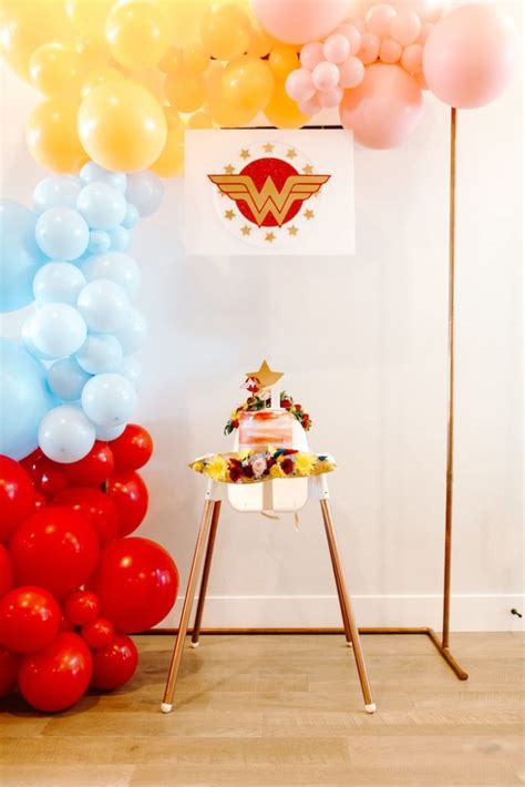 Karas Party Ideas Wonder Woman Birthday Party Karas Party Ideas