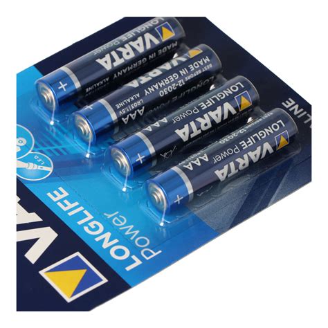 Varta Longlife Power Ehem High Energy Micro AAA Batterien 4903 10x