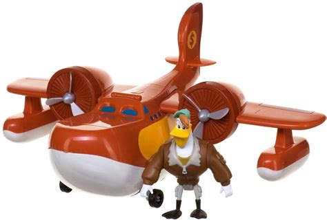 Disney Ducktales Buildable Sunchaser Plane And Launchpad Mcquack Action