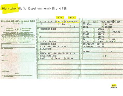 Hsn Und Tsn Einfach Erklärt Autoscout24