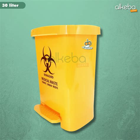 Jual Tempat Sampah Limbah Medis Biohazard Medical Waste 30 Liter