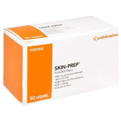 Smith And Nephew Skin Prep Protective Barrier Wipes 50 Count For Medical