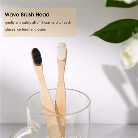 Nano Micro Bamboo Toothbrush Bristles Ultra Fine Slim Super Thin