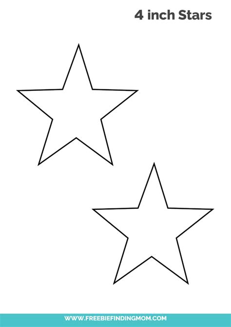 Free Printable Star Template Pdf