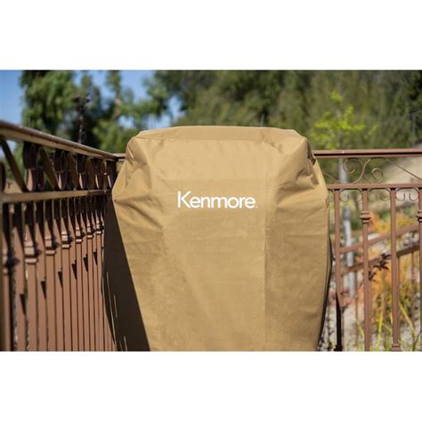 Kenmore 33-in W x 42-in H Tan Gas Grill Cover KA-61023-TN at Lowes.com