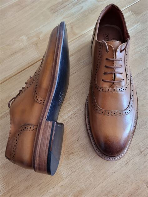 Handmade Goodyear Welted Shoes For Men Leather Upper