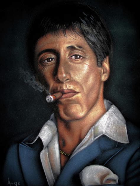 Tony Montana Scarface Al Pacino Painting By Argo