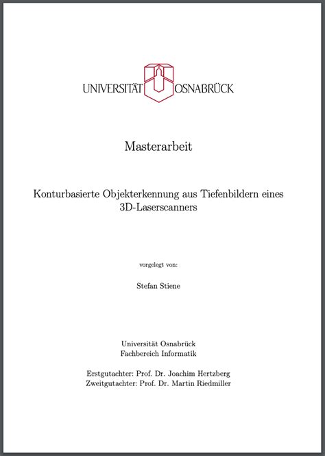 Bachelorarbeit Und Masterarbeit Beispiele Als Pdf