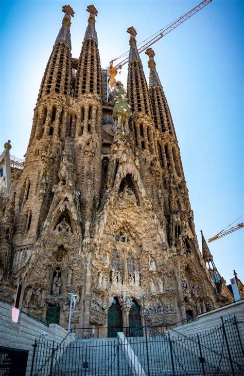 Barcelona Hiszpania 2021 Sagrada Familia W Barcelonie Sagrada