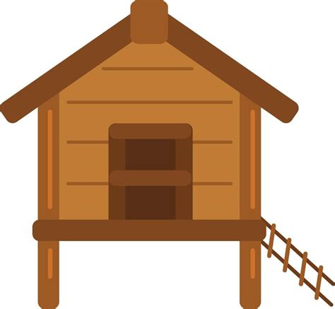 Chicken Coop Clipart Vector 7516019 Vector Art At Vecteezy