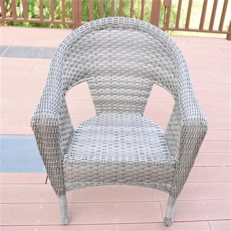 Jeco Clark Wicker Patio Chair In Gray 1 Pick N Save