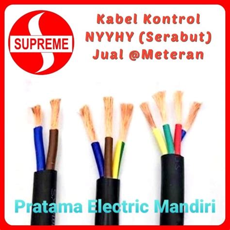 Jual SUPREME Kabel Cable NYYHY Jadi NYMHY 4x2 5mm 4x2 5mm 4 X 2 5mm