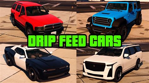 Gta 5 The Chop Shop Dlc All Drip Feed Cars Prices And Real Life Counterparts Youtube