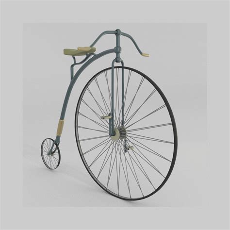 Old Bicycle 3d Model 5 Max Fbx Free3d