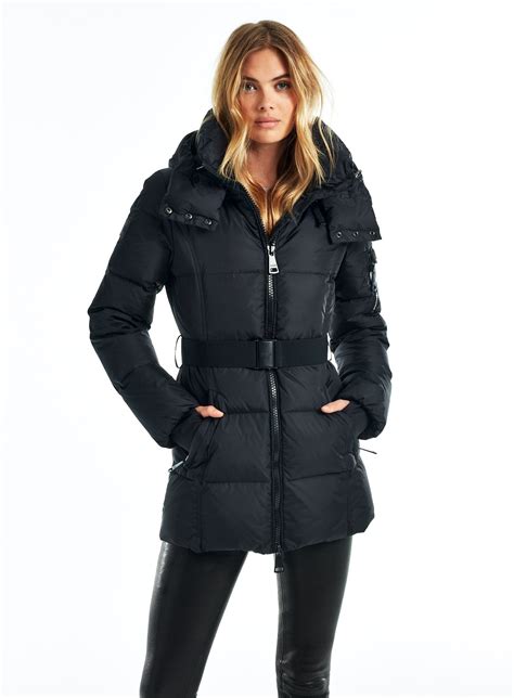 Sam Womens Soho Belted Down Puffer Jacket Outdoor Recreation Sports