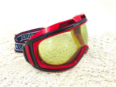 Vintage Ski Glasses Ski Goggles Czechoslovakia Manufacturer - Etsy