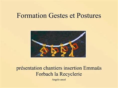 Ppt Formation Gestes Et Postures Powerpoint Presentation Free