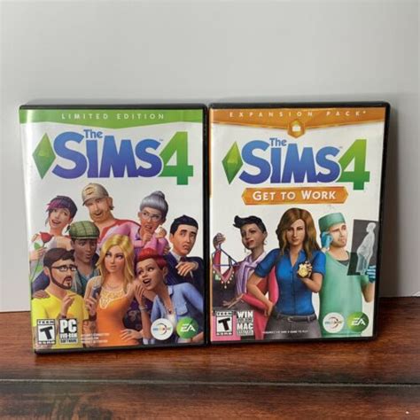 The Sims Sims Get To Work Expansion Pack Lot Of Both With Keys