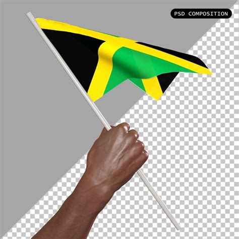 Desenho D Da Bandeira Do Pa S Jamaica E Ilustra O Isolada De