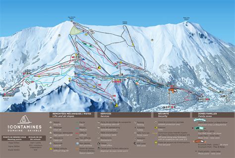 Ski Aux Contamines Montjoie Le Domaine Skiable Et Ses Pistes Ski Planet