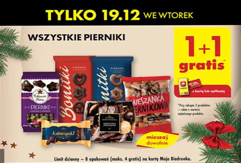 Tylko we wtorek Akcja specjalna w Biedronce przysmaki z ofertą 1 1