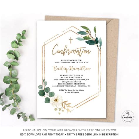 Free Printable Confirmation Cards Online