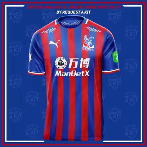 New Crystal Palace 2020-21 kits: Home, away and third concept designs ...