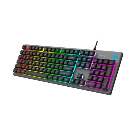 Teclado Gamer Usb Hp K F Iluminacion Rgb Espa No Paraguai