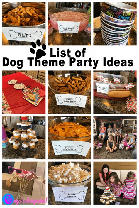 Dog Themed Party Food and Party Ideas - Enza's Bargains