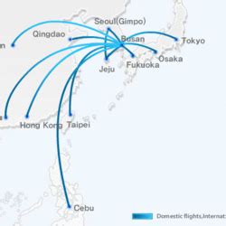 Air Busan route maps