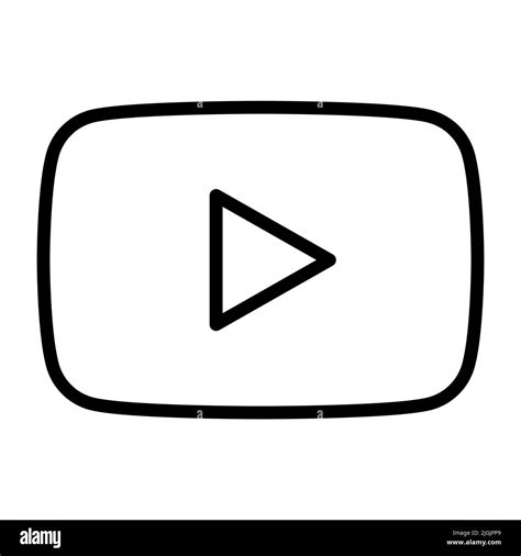 Youtube Logo Black Im Genes Vectoriales De Stock P Gina Alamy