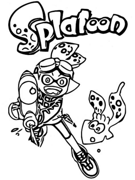 Splatoon Manga Coloring Pages Coloring Pages