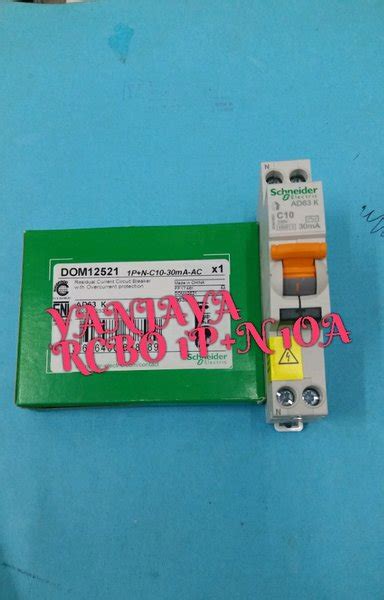 Jual Rcbo Slim Domae P N A Schneider Di Lapak Yanjaya Kenari Bukalapak