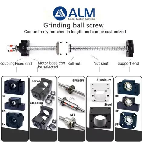 Custom Sfu Dfu Sfe Sfk Linear Guide Motion Support Bk Bf Rolled Ground