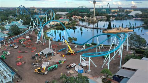 Nova Montanha Russa Do Sea World Orlando Est Conclu Da