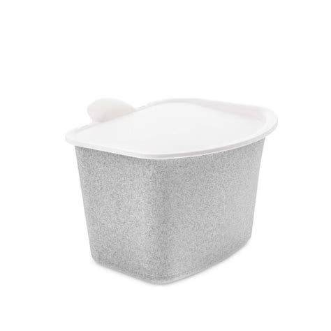 Poubelle De Compost De Cuisine En Cellulose Grise On Range Tout