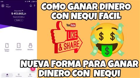 Como Ganar Dinero Con Nequi En Colombia Facil App Para Ganar Dinero