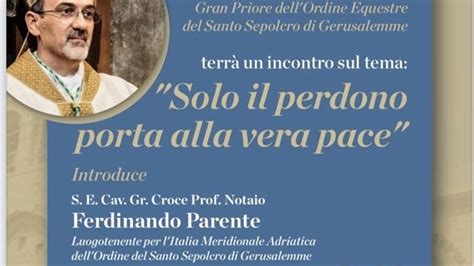 Incontro Con Il Patriarca Latino Di Gerusalemme Sua Beatitudine