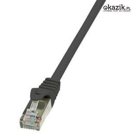 LogiLink Patchcord CAT 6 F UTP 1m Czarny