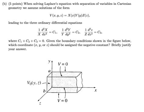 Solved Points When Solving Laplace S Equation With Chegg