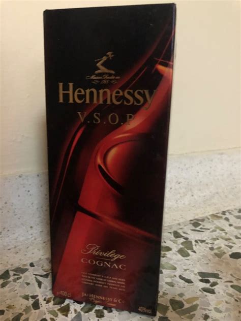 Hennessy Vsop Privilege Cognac Litre Food Drinks Alcoholic